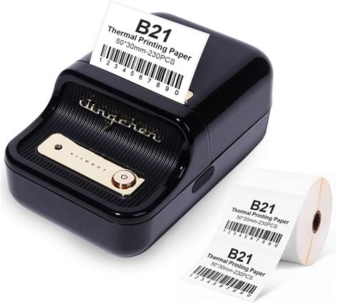 YuLinca Smart Label Maker B21 avec 230 étiquettes Bluetooth Thermique