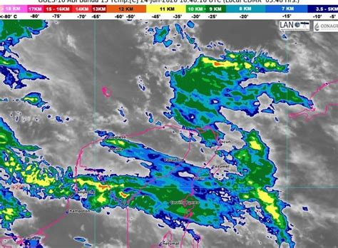 Conagua pronostica un miércoles nublado para Cancún