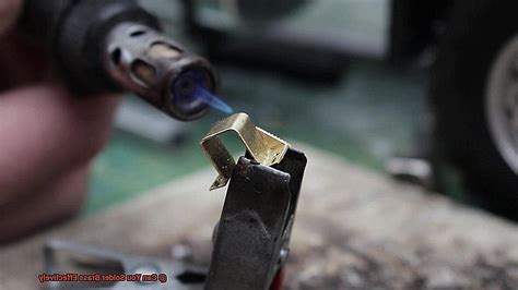 Can You Solder Brass Effectively? - The Welding Guru