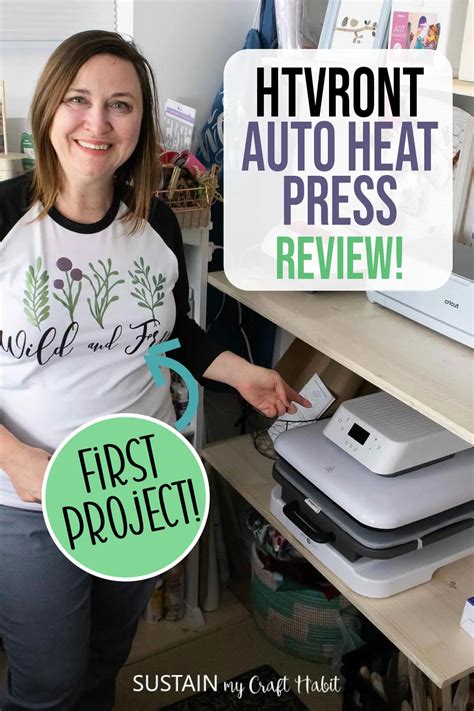 HTVRONT Auto Heat Press Review (with First Project!) – Sustain My Craft ...