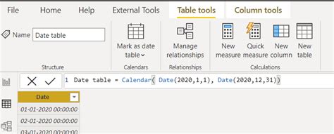 Power Bi Create Date Table With Month And Year Brokeasshome