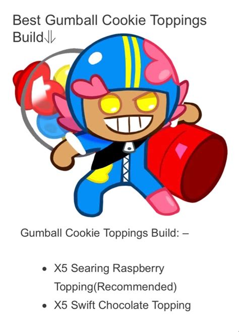 Pin By Ysabelle Canlas On Cookie Run Kingdom Toppings Guide Cookie Toppings Chocolate Topping