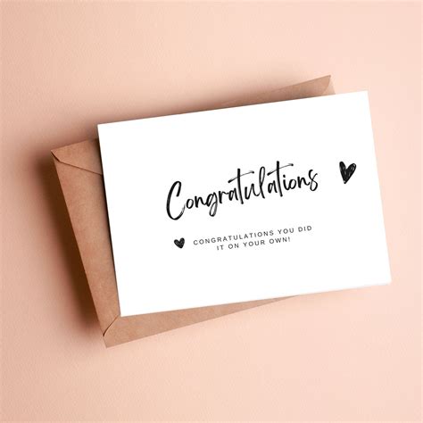 Personalised Congratulations Card, Congratulations Card, Personalised ...