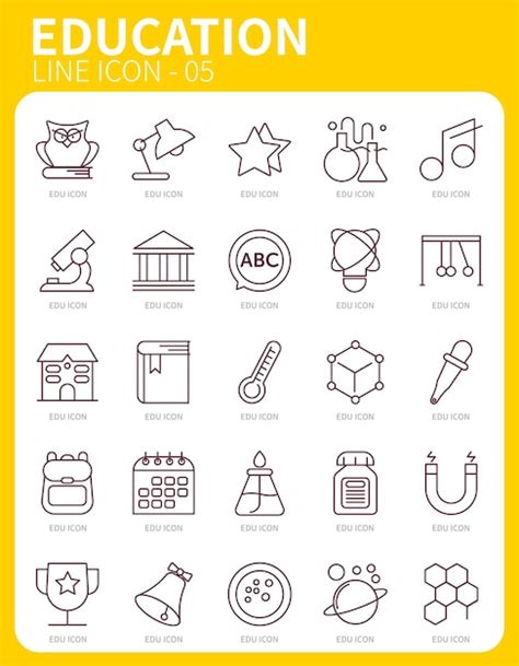 Premium Vector Fun School Study Learning Icon