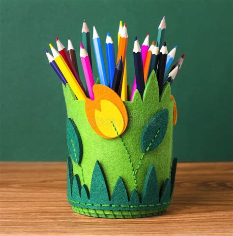 Diy Pencil Holder Stock Photos Free Royalty Free Stock Photos