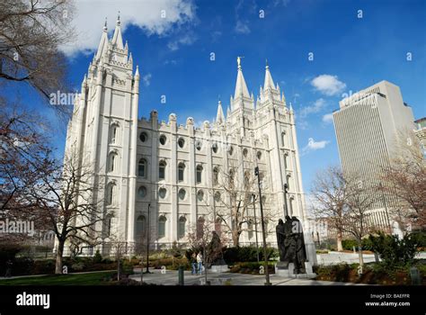 Mormon Temple Salt Lake City Usa Hi Res Stock Photography And Images