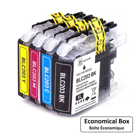 Brother Lc Compatible Ink Cartridge Combo High Yield Bk C M Y