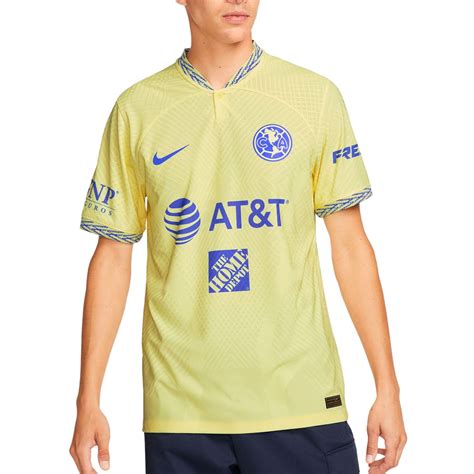 Nike Mens Club America 202223 Dri Fit Adv Home Jersey Lemon Chiffon