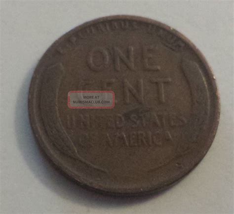 1927 S Wheat Penny Cent,