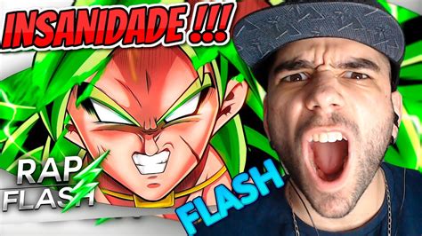 REACT Rap Do Broly Super Saiyajin Berserker DBS Flash Beats