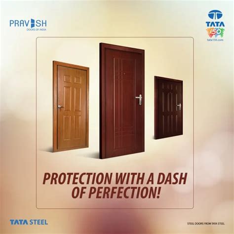 Polished Tata Pravesh Metal Doors Thickness Mm At Best Price In