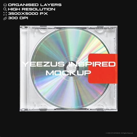 Yeezus Inspired CD Mock Up — GFX DATABASE