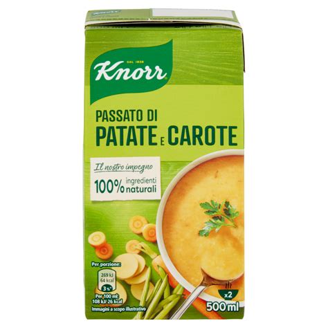 Knorr Passato Di Patate E Carote 500 Ml Carrefour