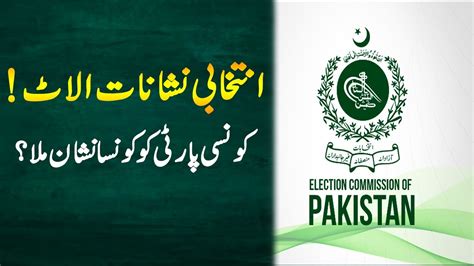 Allotment Of Electoral Symbols To Political Parties Ecp Important