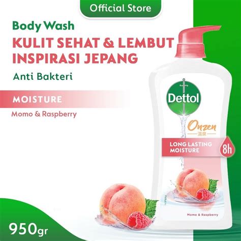 Jual Dettol Body Wash Onzen Momo Raspberry Hachimitzu Shea Butter