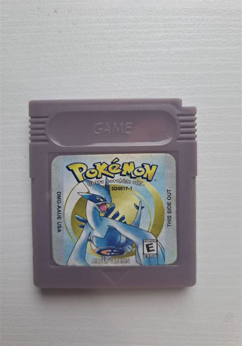 Fita Para Nintendo Game Boy Color Pokémon Silver Version Jogo De