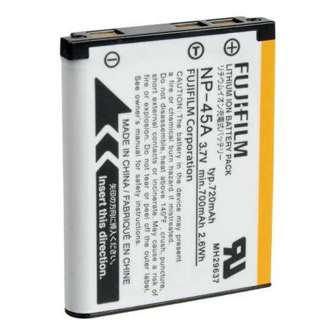 Fujifilm Np 45a Np 45 Rechargeable Lithium Ion Battery Battery And Charger Digicam Shashinki