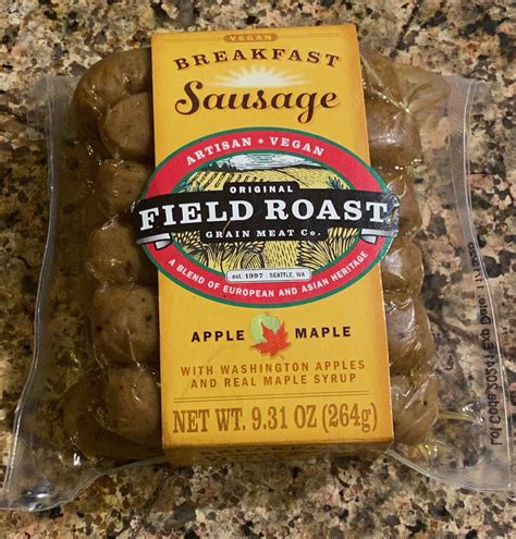 Field Roast Apple Maple Breakfast Sausage Review Selective Elective