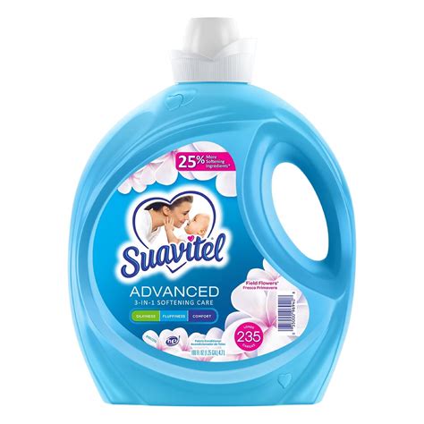 Suavitel Field Flowers Advanced Fabric Softener 165 Ounce