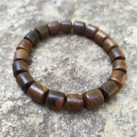 Jual Gelang Kayu Bertuah Kalimosodo Kalimasada Model Tabung Mm