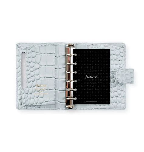 Classic Croc Leather Organiser Pocket Filofax Filofax Ap