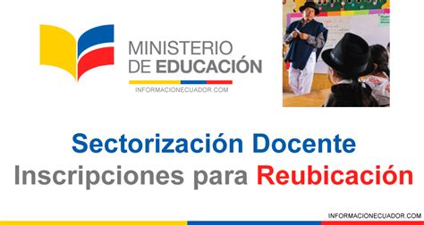 🥇 【 Sectorización De Docentes Ecuador 2021 Registro Ministerio De Educación 】 ️