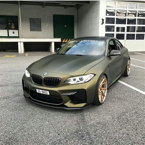 BMW F87 M2 Matte Green Green Bmw Bmw Green Super Luxury Cars