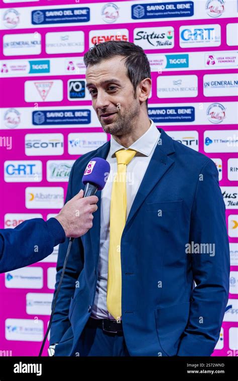 Daniele Santarelli Head Coach Of Prosecco Doc Imoco Conegliano During