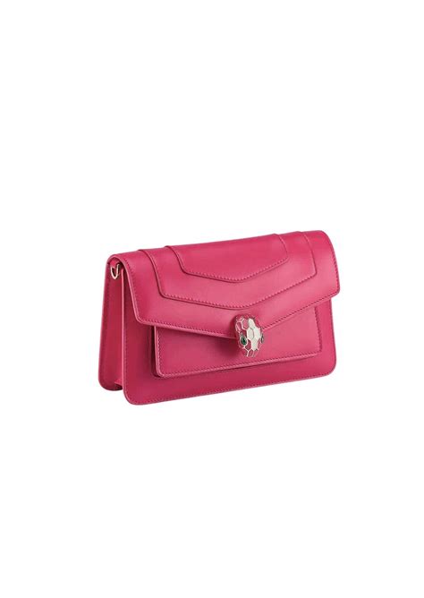 Serpenti Forever East West Shoulder Bag Pink For Women Peesty