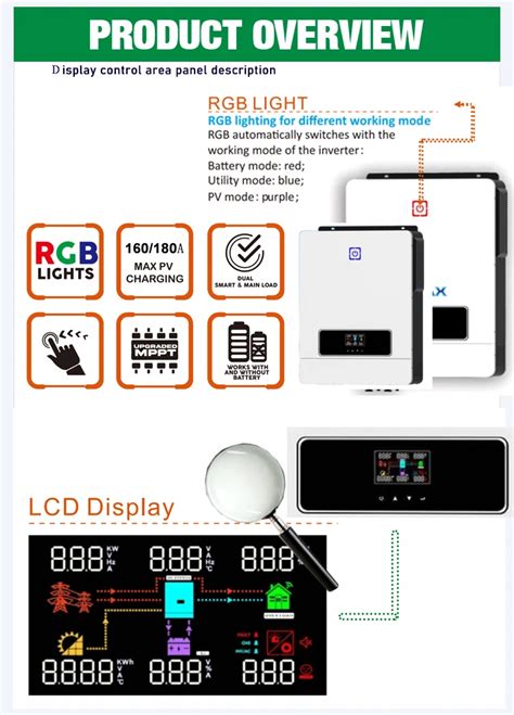 Solar Inverter Price Hybrid 7kw 8kw 10kw 15kw Energy Storage 240v Ac