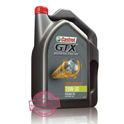 Castrol Gtx W Modern Engine Oil Liter For Perodua Myvi