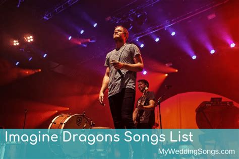 Imagine Dragons Songs List For Your Wedding Playlist