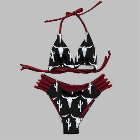 Cowgirl Style Two Piece Bikini Set Grishko