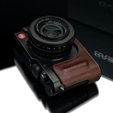 Gariz Leica D Lux Brown Leather Camera Half Case Hg Dluxbr Brown