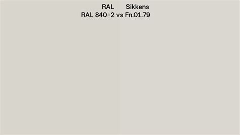 RAL RAL 840 2 Vs Sikkens Fn 01 79 Side By Side Comparison