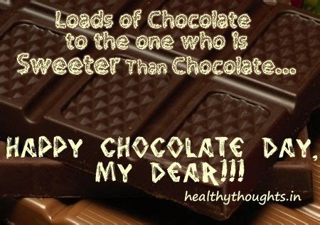 Happy Chocolate Day Quotes With Images - ShortQuotes.cc