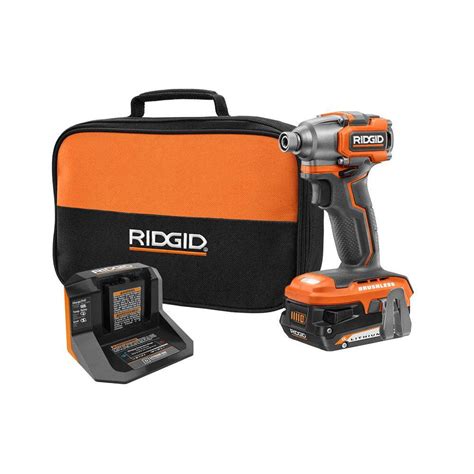 Ridgid V Subcompact Brushless Cordless Impact Driver Kit With