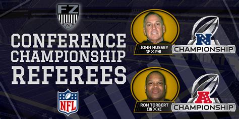 Hussey and Torbert are Conference Championship referees – Football Zebras