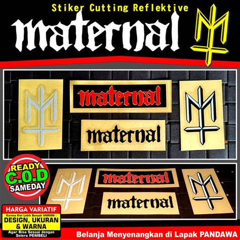 Jual Stiker Cutting Reflektive MATERNAL Shopee Indonesia