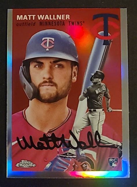 2023 TOPPS CHROME PLATINUM MATT WALLNER RC REFRACTOR 111 PRE OWNED EBay