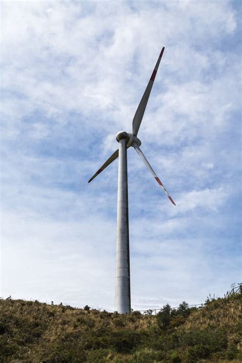 Wind turbine tower stock photo. Image of clouds, city - 118457166