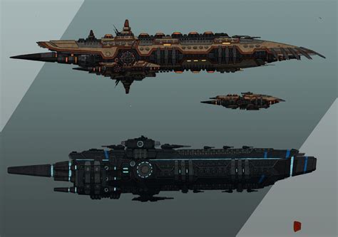 Tenebraen Battleships By Athalai Haust On DeviantArt Spaceship Art