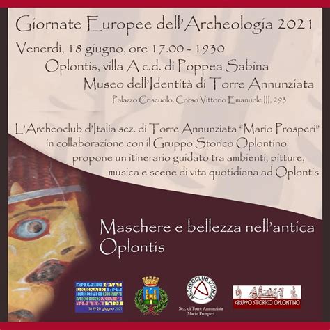 Maschere E Bellezza Nell Antica Oplontis Giornate Europee Dell