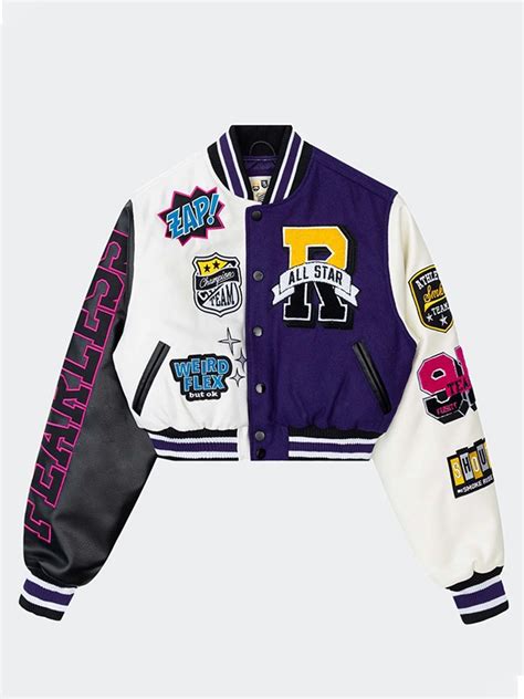 All Star Cropped Varsity Jacket | Smoke Rise Varsity Jacket