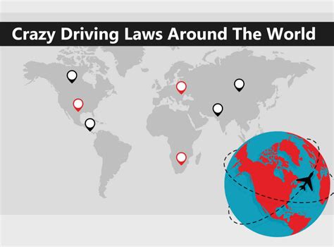 Weird Driving Laws From Around The World [infographic] Tflcar