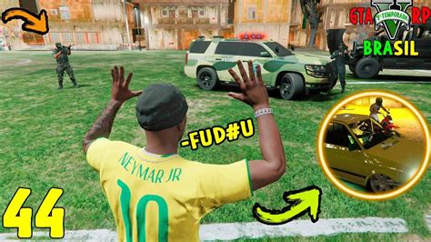 GTA 5 ROLEPLAY BRASIL EXERCITO INVADIU FAVELA deu ruim 7ª