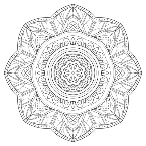 Printable Mandala Practice Sheets