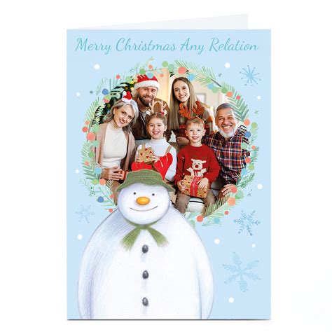 Buy Photo The Snowman Christmas Card Merry Christmas Any Relation For Gbp 2 29 Card Factory Uk