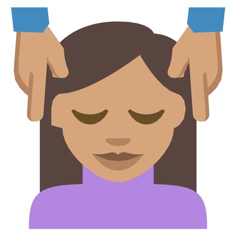 Person Getting Massage Medium Skin Tone Vector Svg Icon Svg Repo