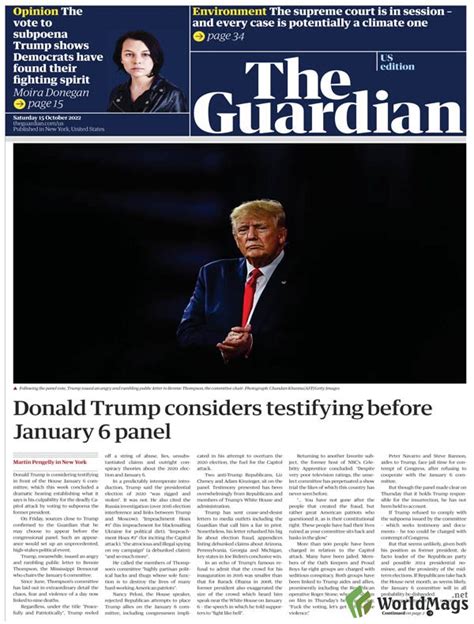 The Guardian Usa 15 October 2022 Pdf Digital Magazines